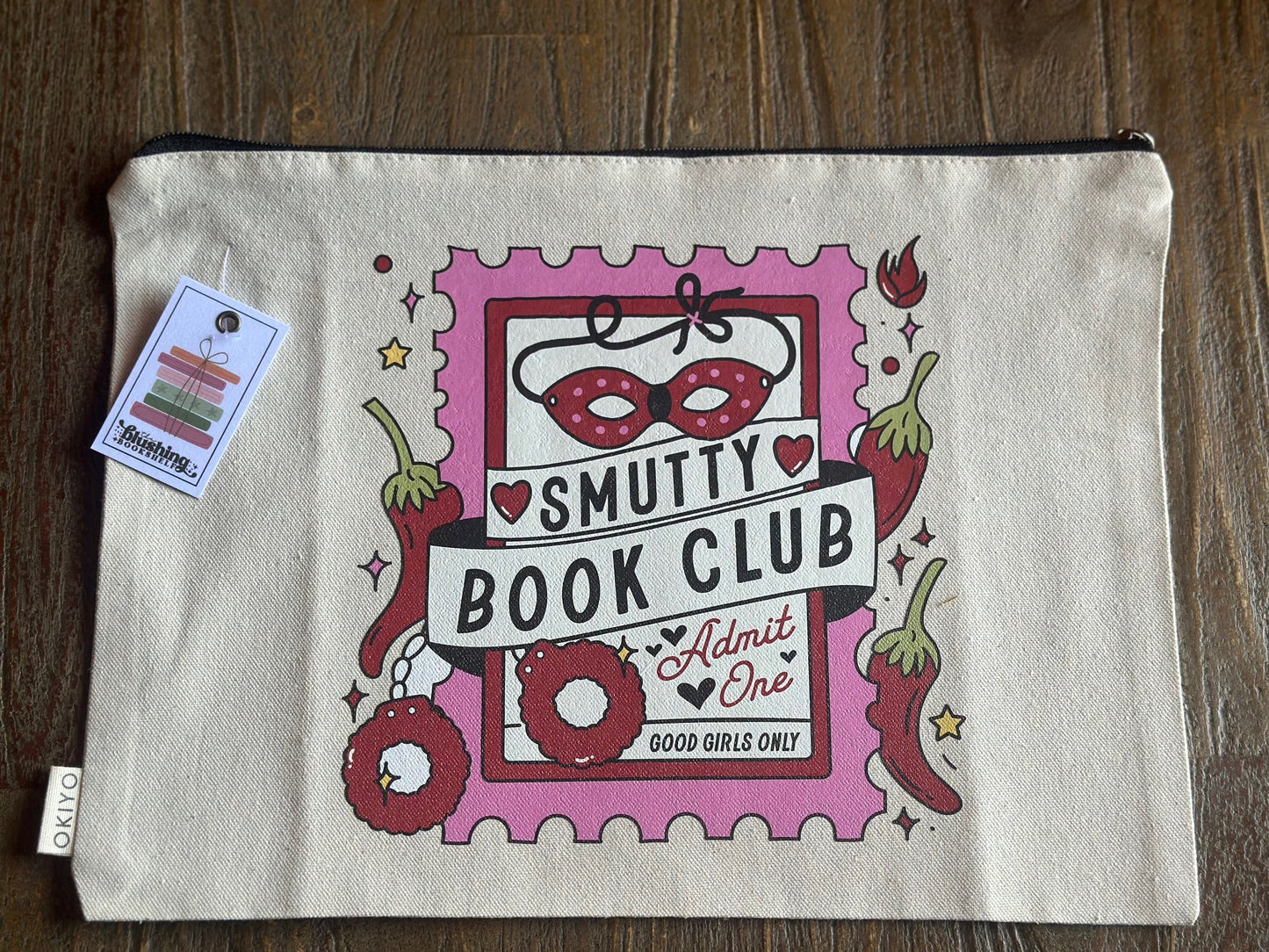 A4 COTTON BOOK BAG - SMUTTY BOOK CLUB