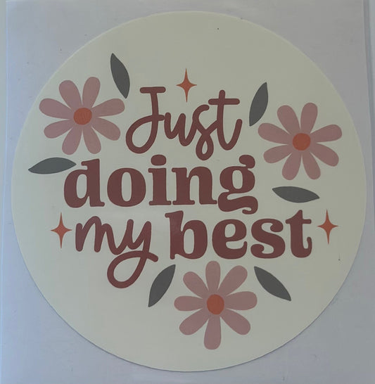 LICENSE DISC HOLDER STICKER - D3