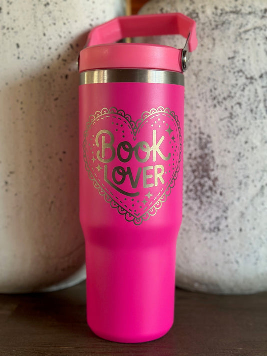 BOOK LOVER STAINLESS STEEL BOTTLE