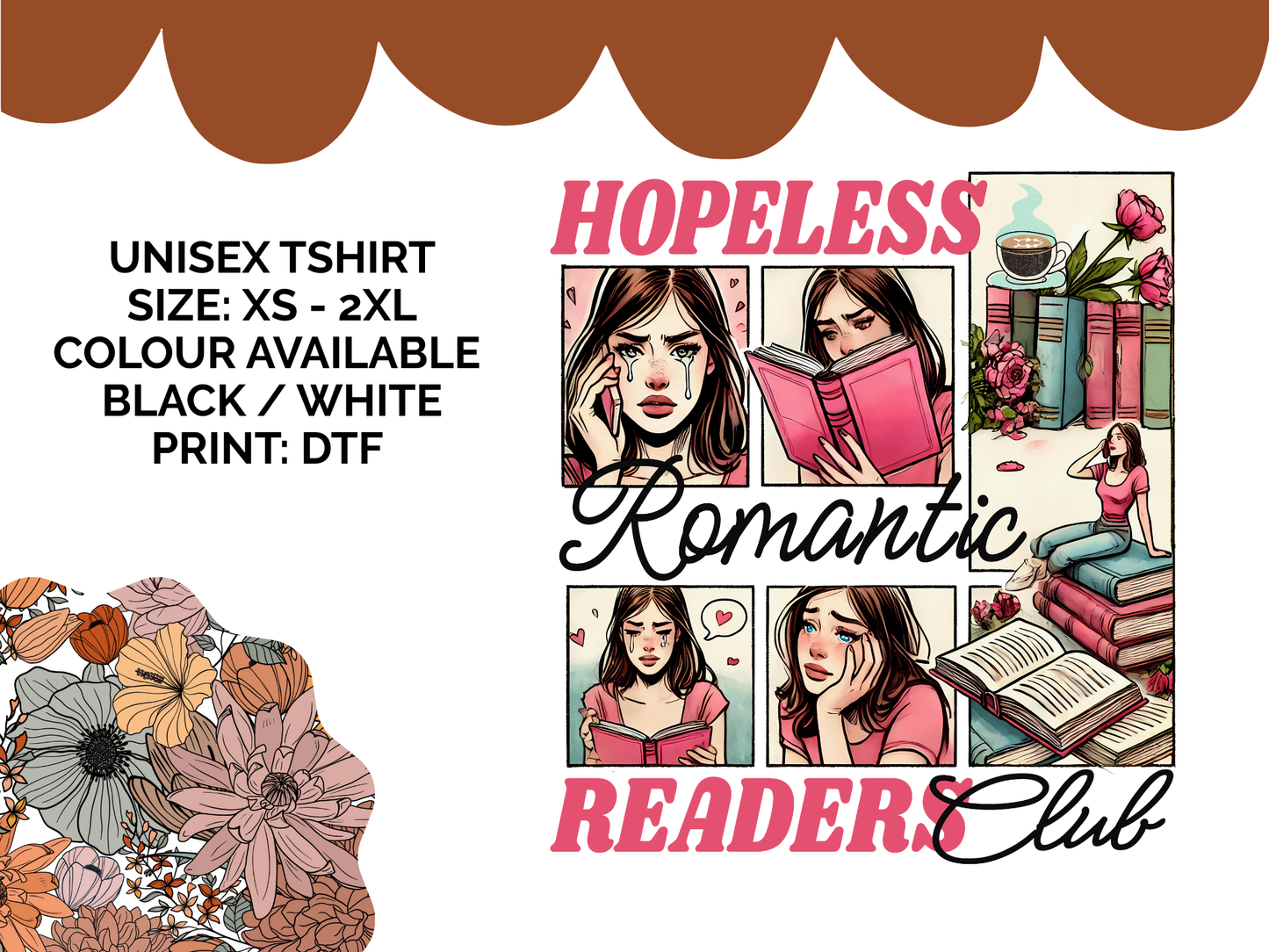 TSHIRT - HOPELESS ROMANTIC