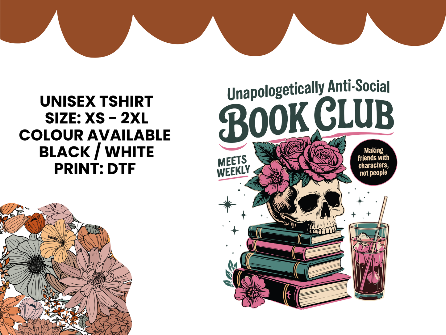 TSHIRT - BOOK CLUB