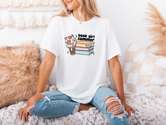 TSHIRT - BOOK GIRL SUMMER