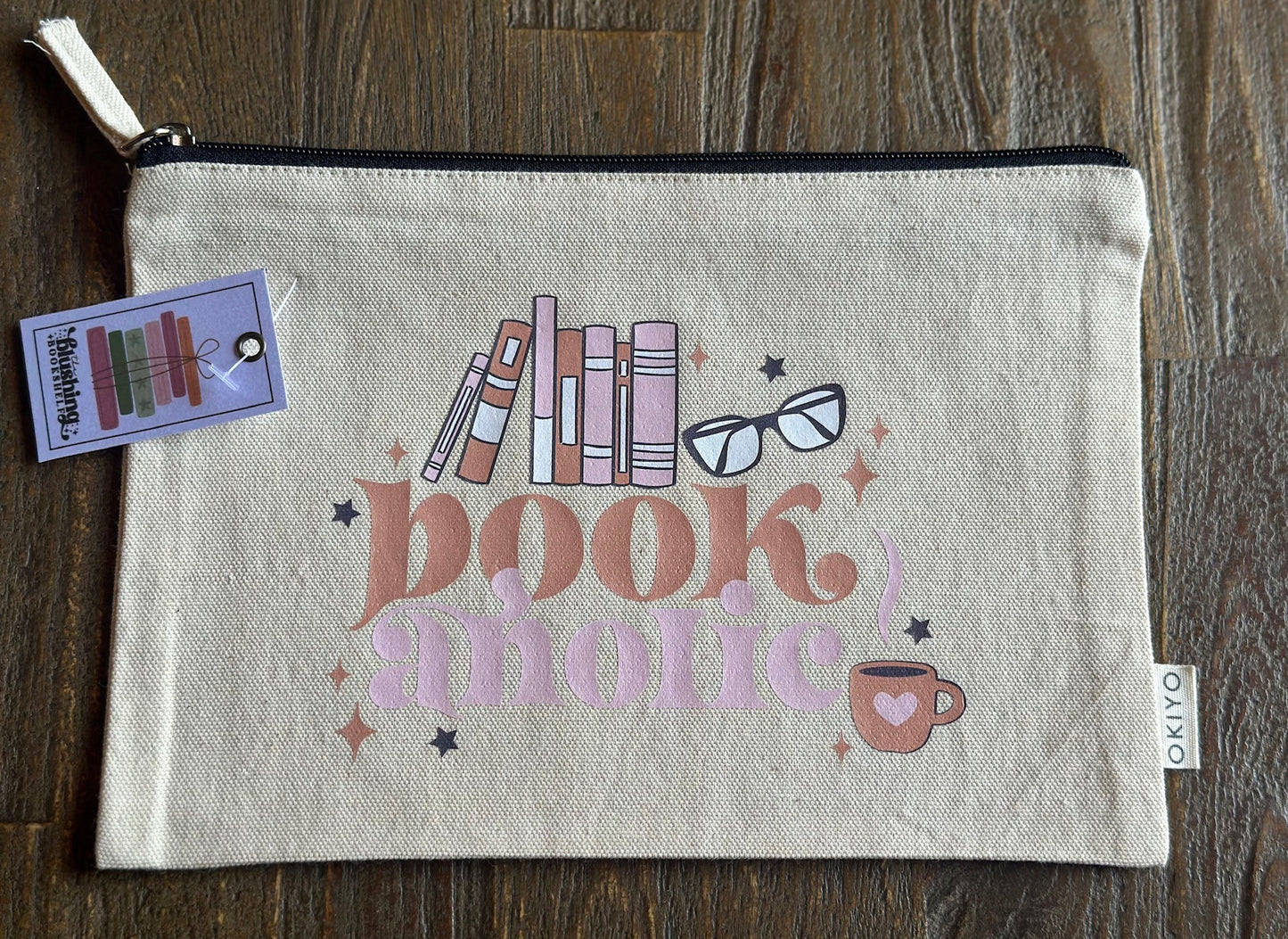 A5 COTTON BOOK BAG - BOOKAHOLIC