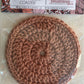 HAND-CROCHETED CAR CUPHOLDER COASTER