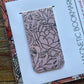 DUSTY PINK FLORAL MAGNETIC BOOKMARK