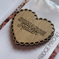 WOOD FRIDGE MAGNET - ROMANCE READER