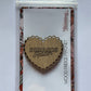 WOOD FRIDGE MAGNET - ROMANCE READER