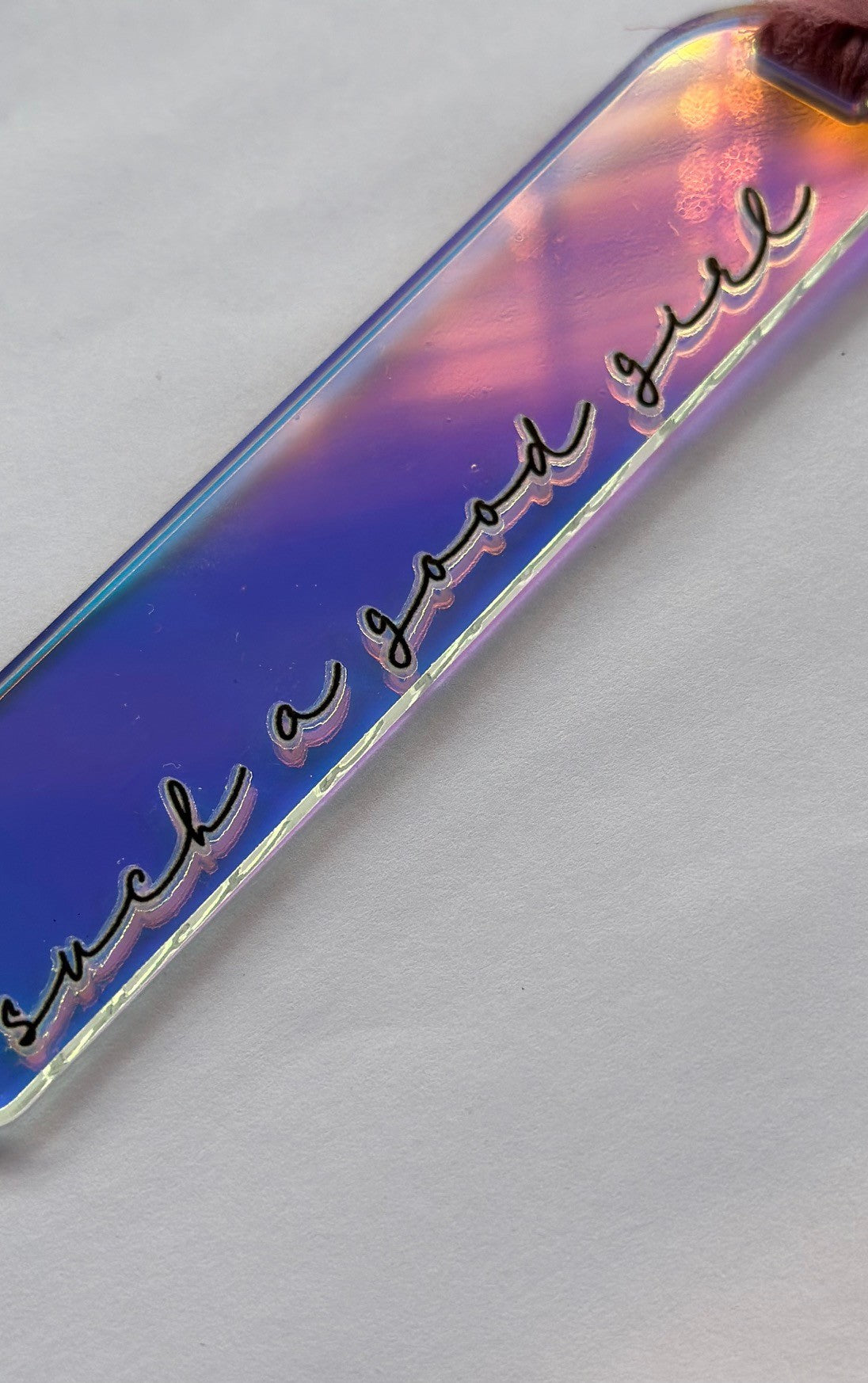 HOLOGRAPHIC BOOKMARK - GOOD GIRL