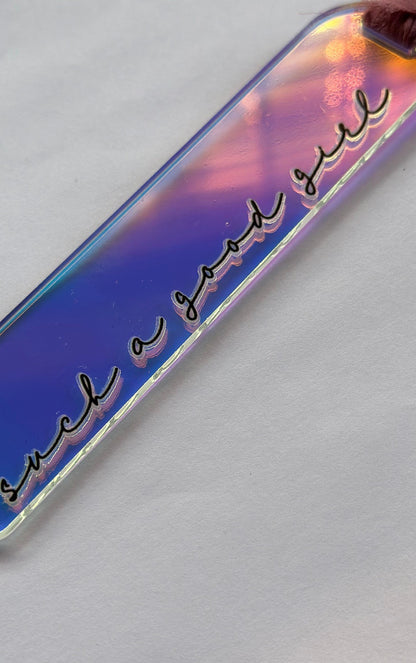 HOLOGRAPHIC BOOKMARK - GOOD GIRL