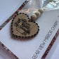 REAR VIEW MIRROR HANING CHARM - I'M READING