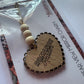REAR VIEW MIRROR HANING CHARM - ROMANCE READER