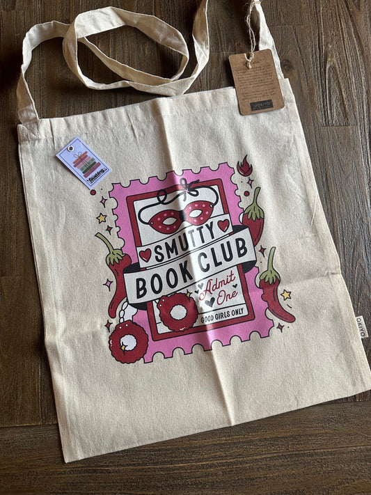 COTTON TOTEBAG - SMUTTY BOOK CLUB