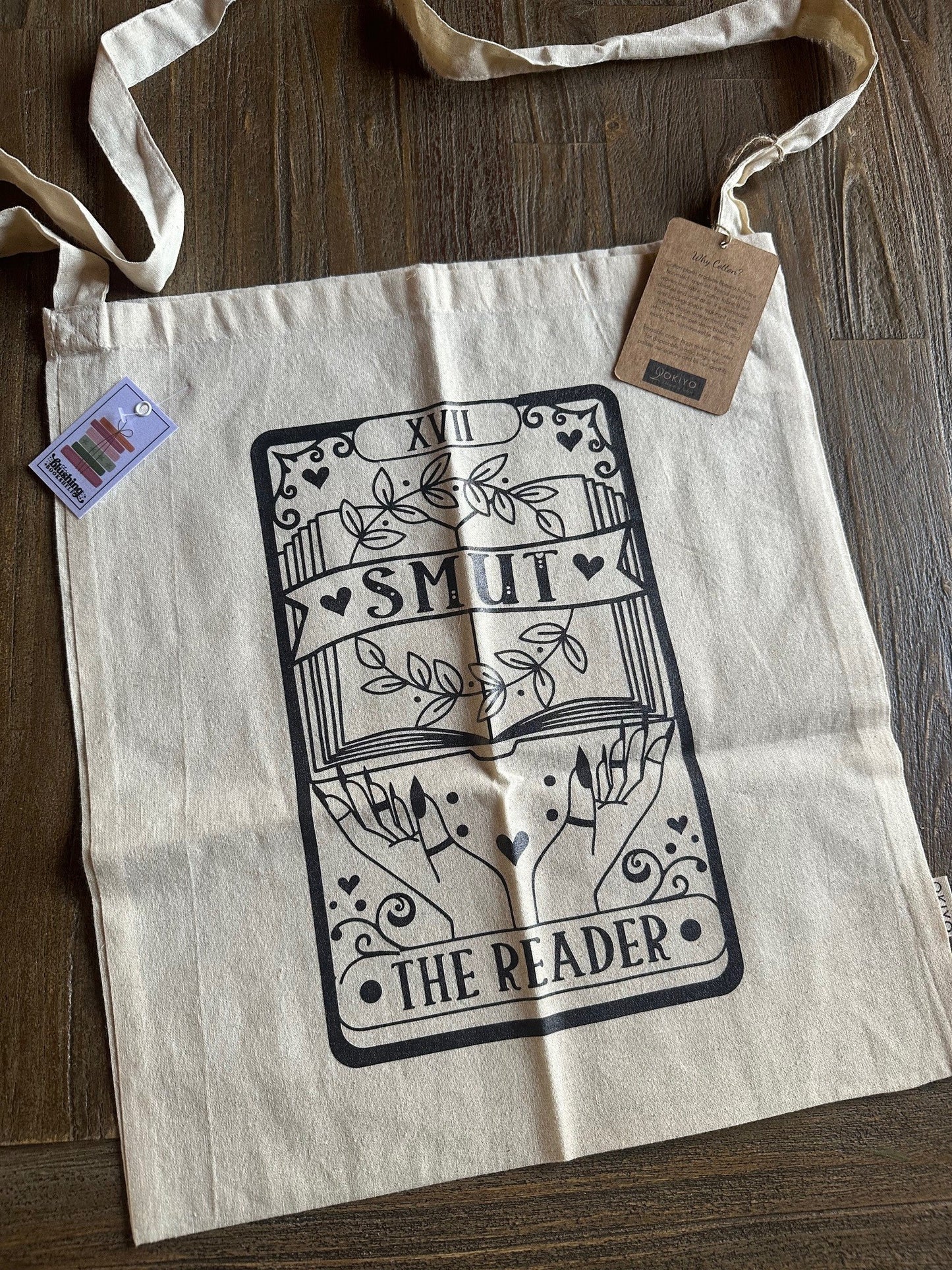COTTON TOTEBAG - SMUT THE READER