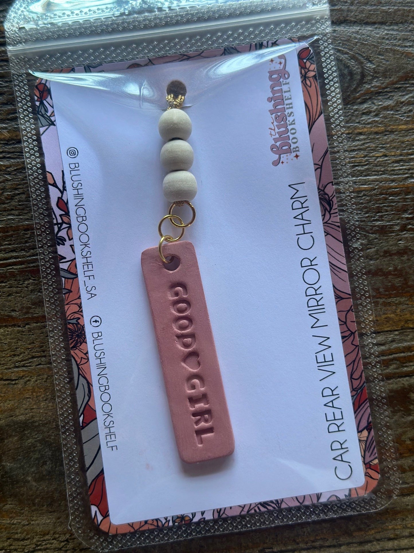 REAR VIEW MIRROR HANGING CHARM -GOOD GIRL