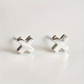 CROSS STUD EARINGS (STAINLESS STEEL)