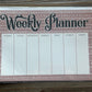 WEEKLY PLANNER FRIDGE MAGNET - DESIGN 3