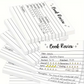 BOOK REVIEW STICKY NOTES PAD